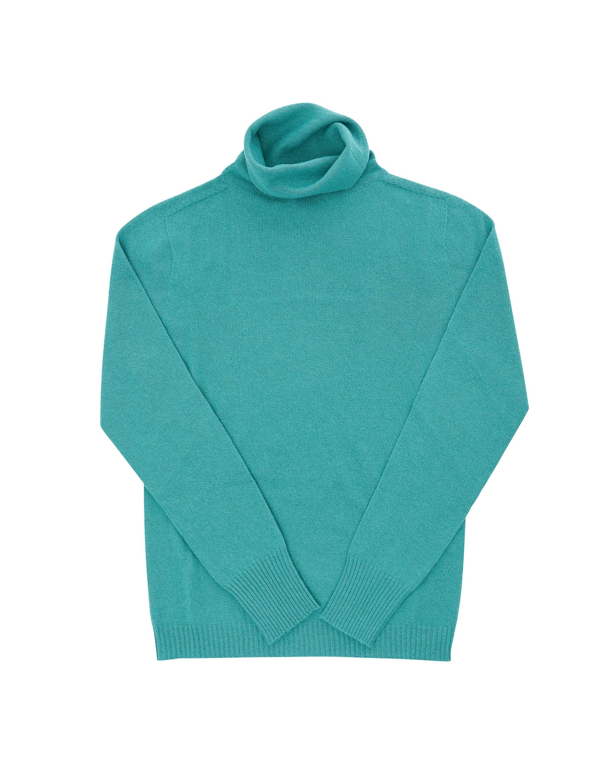 Maglione dolcevita da donna in cashmere Crown of Edinburgh COE 0023 JADE
