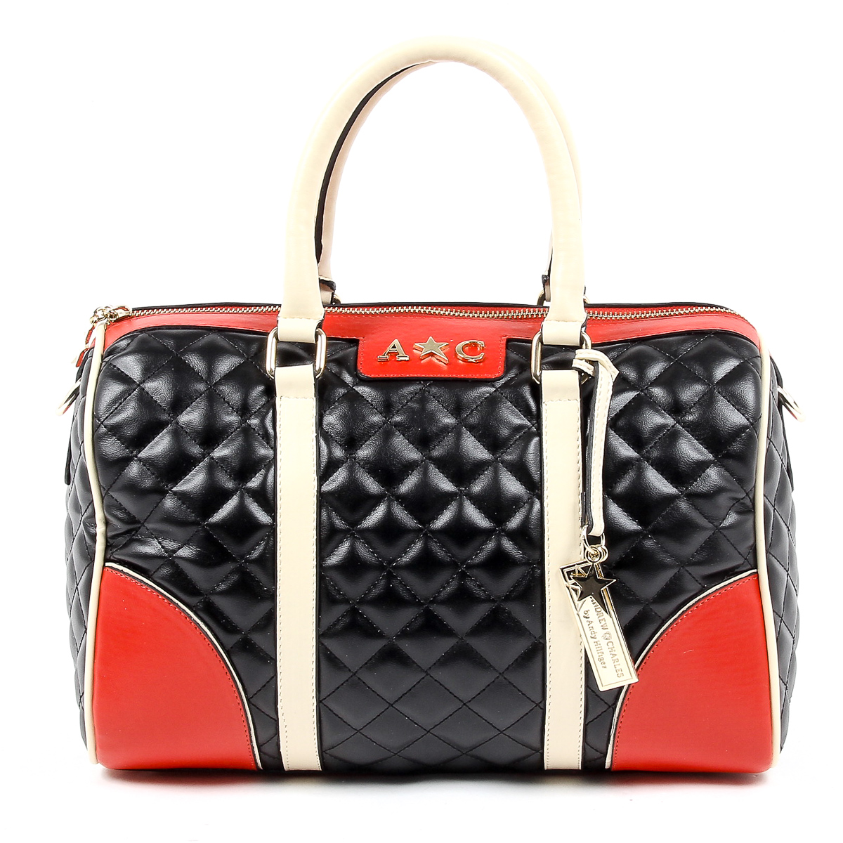 Borsa a mano da donna Andrew Charles nera ABBIE