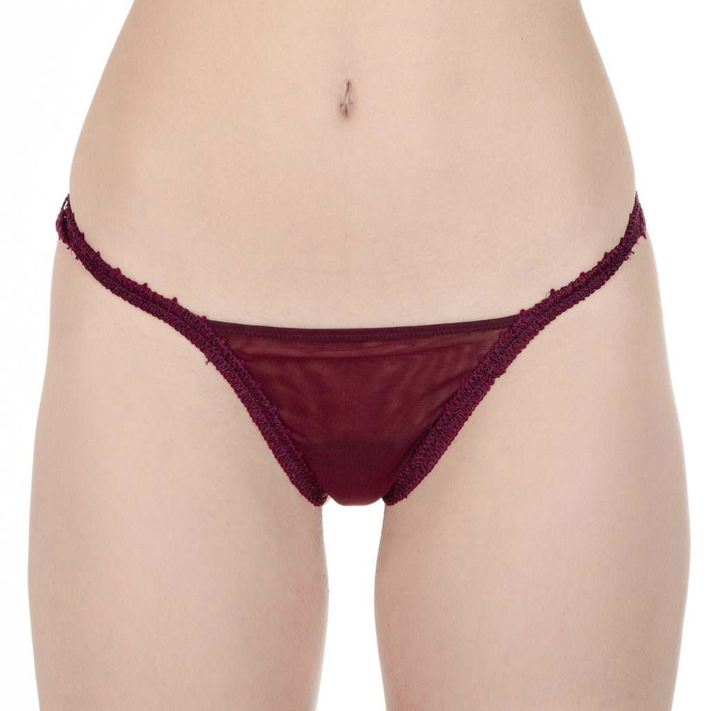 La Perla Top Donna Slip Bordeaux