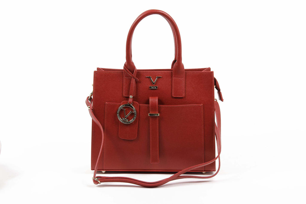 V 1969 Italia Borsa da donna V006 SAFFIANO ROSSO
