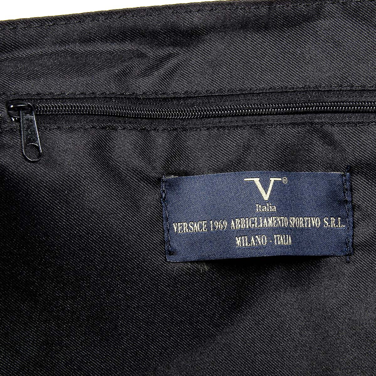 V 1969 Italia Borsa da uomo verde scuro MOSCA