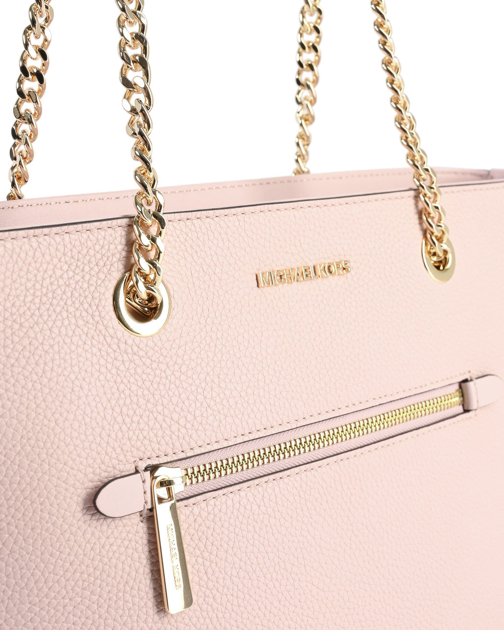 Borsa tote con catena e cerniera frontale di medie dimensioni Michael Kors 35F2GTTT2L POWDER BLUSH