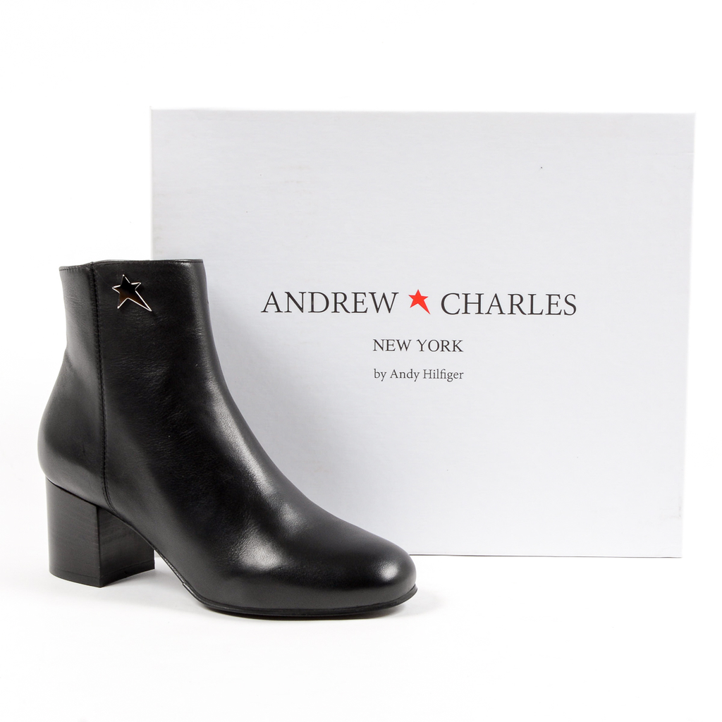 Stivaletti con tacco da donna Andrew Charles neri COOPER