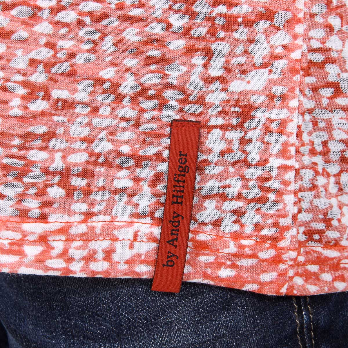 Andrew Charles T-shirt da uomo a maniche corte con scollo rotondo rossa LEVI
