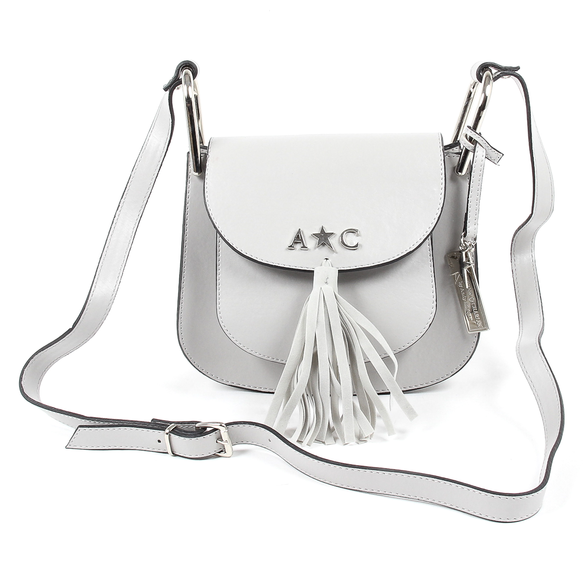 Borsa a mano da donna Andrew Charles grigia JOURNEY
