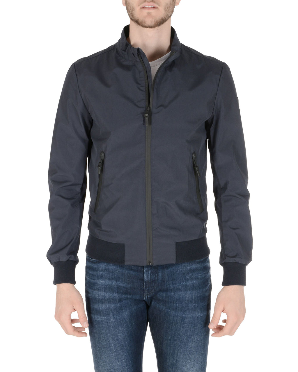 19V69 Italia Giacca da uomo blu navy GEORGE NAVY BLUE