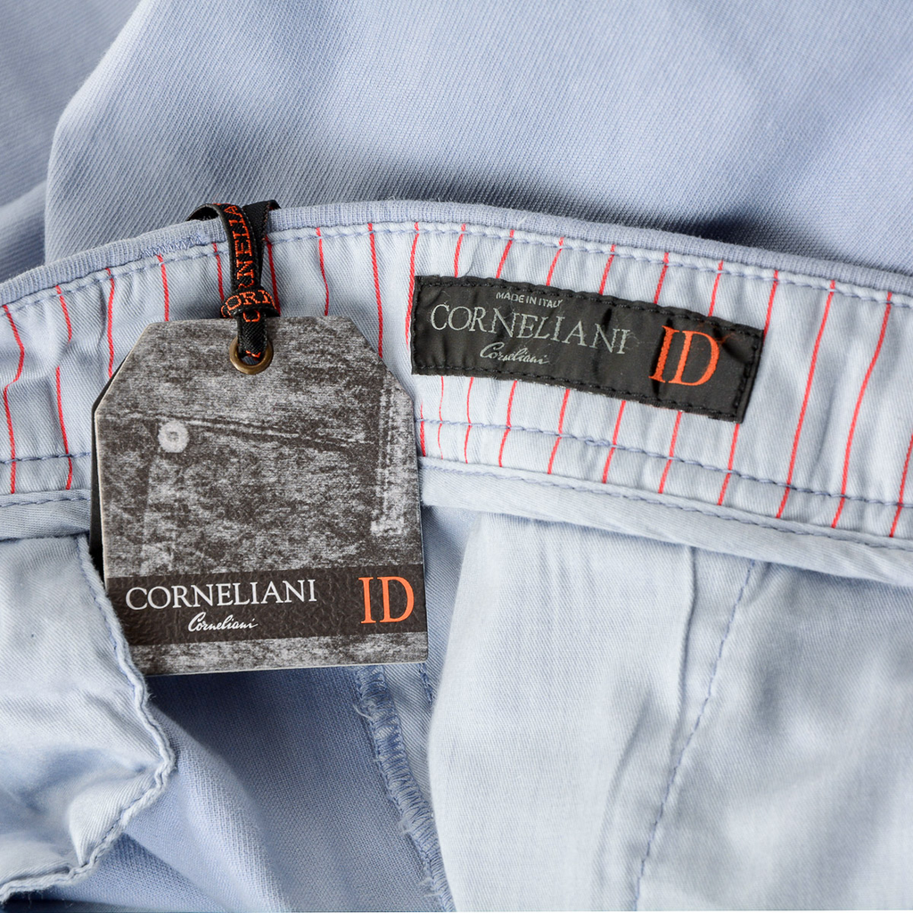 Corneliani Pantaloni Uomo Grigio Chiaro