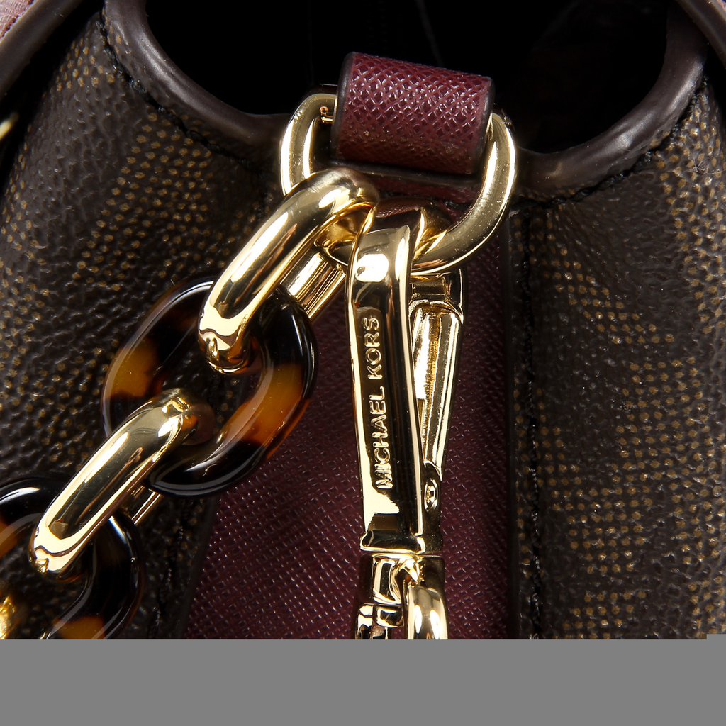 Borsa a mano da donna Michael Kors PORTIA 35F7GPAL1B BRN PLUM