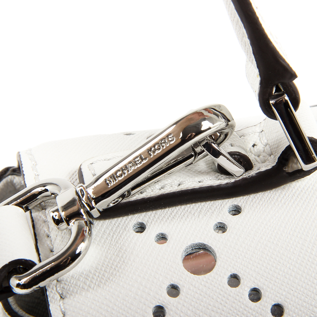 Borsa a mano da donna Michael Kors VIOLET 35S7SV1S2L BIANCO OTTICO