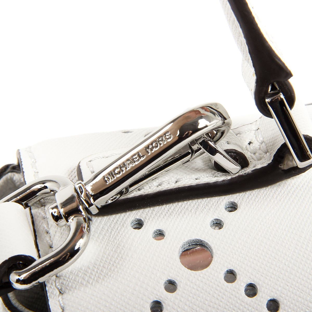 Borsa a mano da donna Michael Kors VIOLET 35S7SV1S2L BIANCO OTTICO