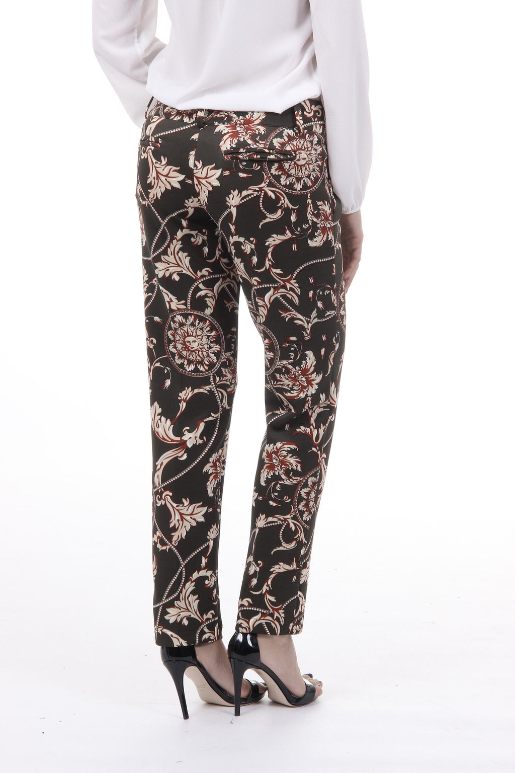 V 1969 Italia Pantaloni da donna PANTALONE CAPRI TESS. SCUBA CREPE FANT. 301