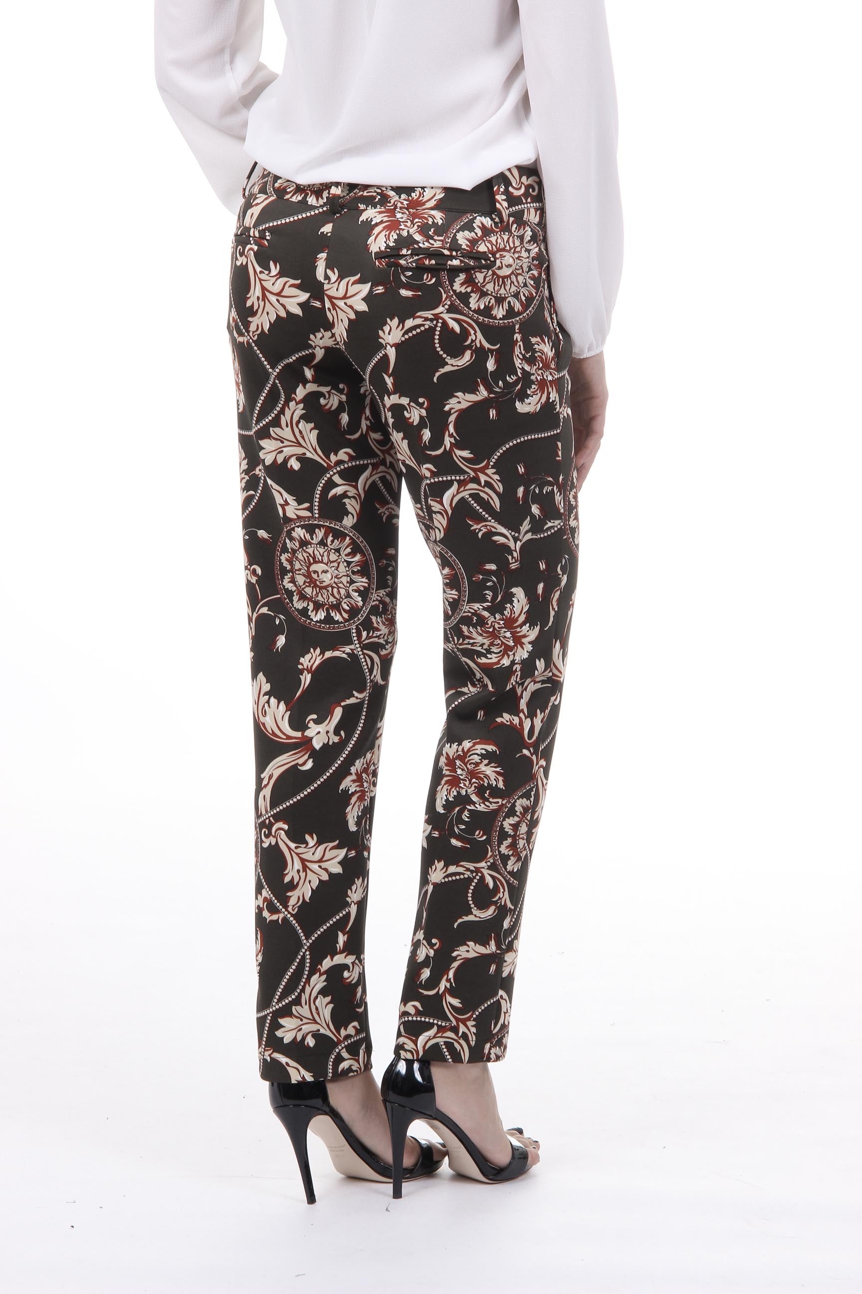 V 1969 Italia Pantaloni da donna PANTALONE CAPRI TESS. SCUBA CREPE FANT. 301
