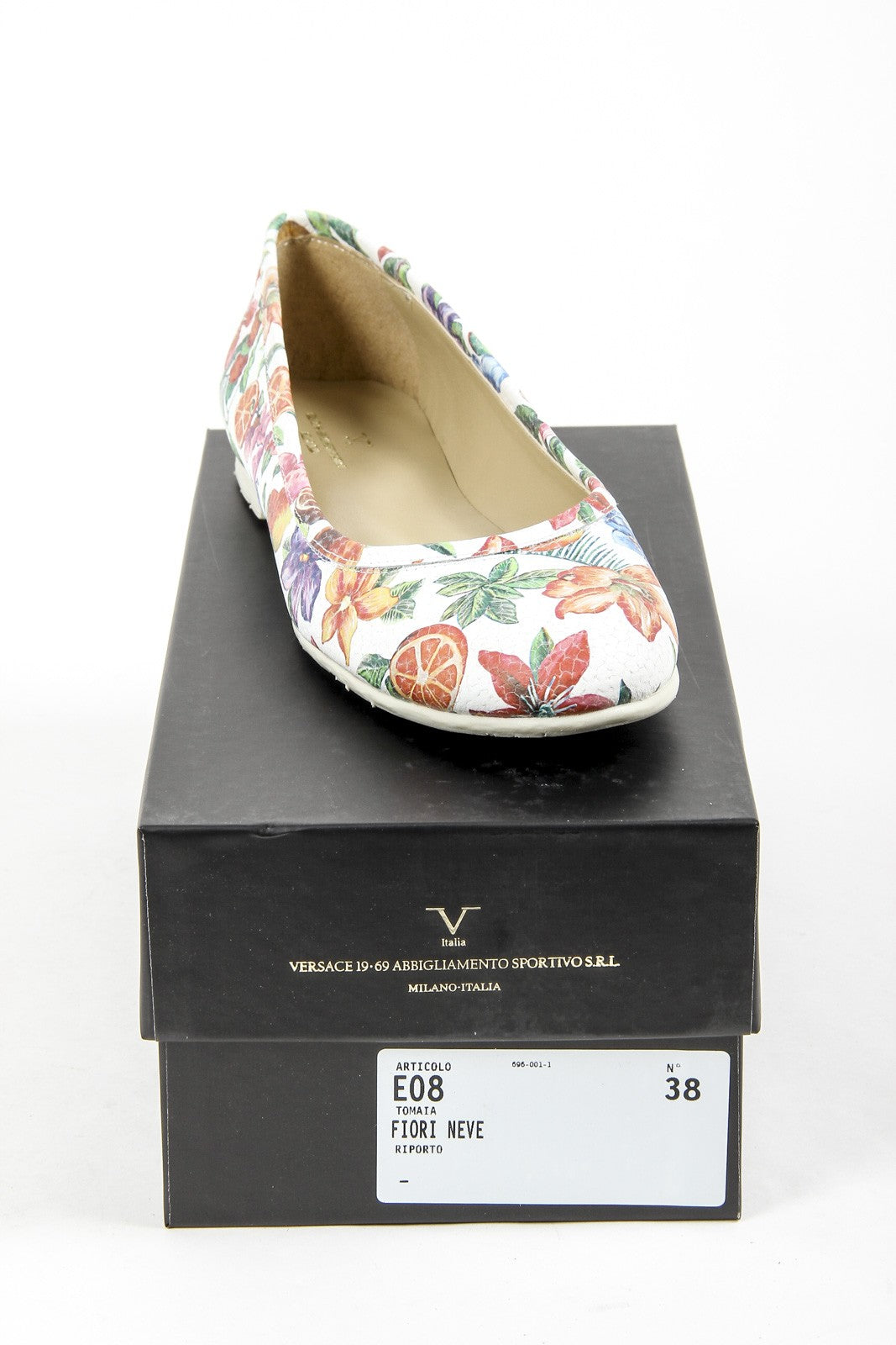 V 1969 Italia Womens Ballerina E08 FIORI NEVE