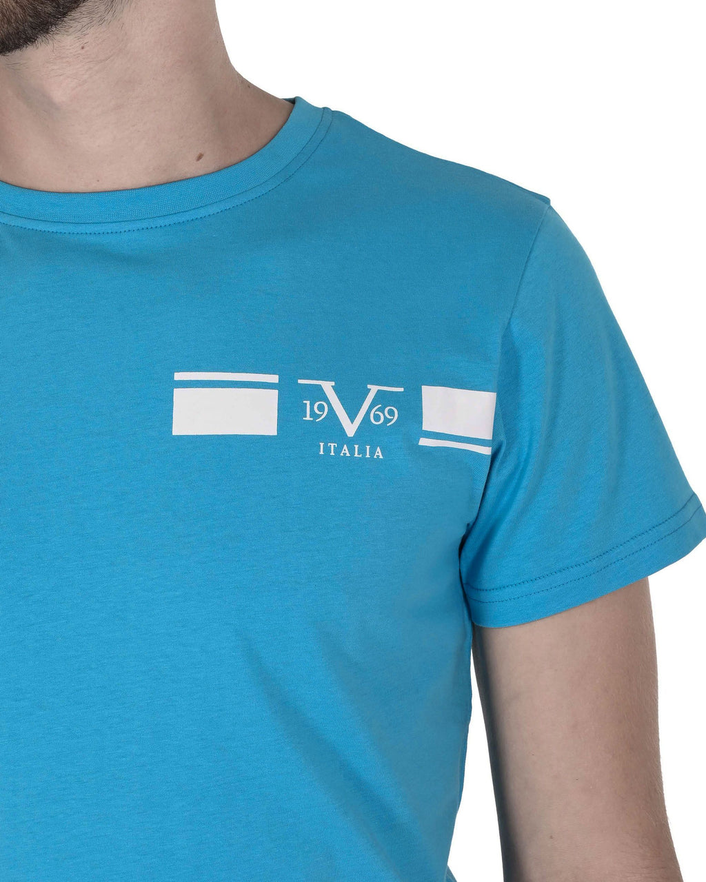 19V69 Italia T-Shirt Uomo VSC1MTS05 AZZURRO