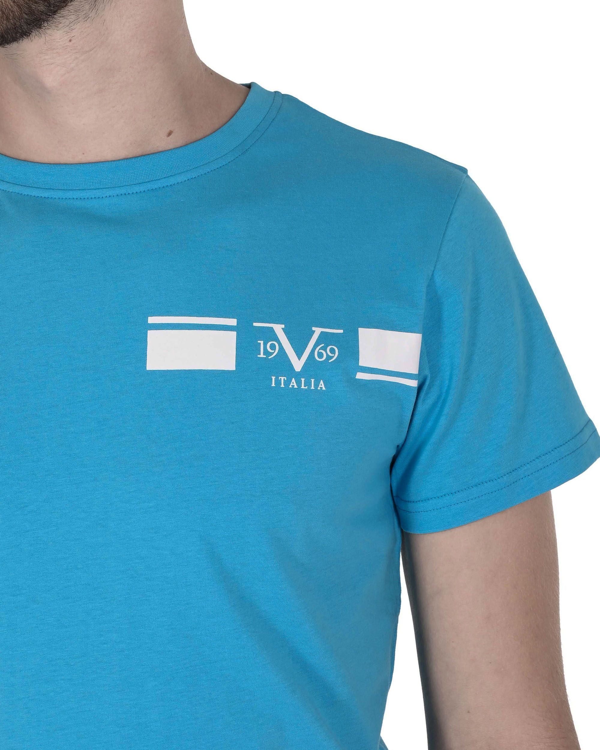 19V69 Italia T-Shirt Uomo VSC1MTS05 AZZURRO