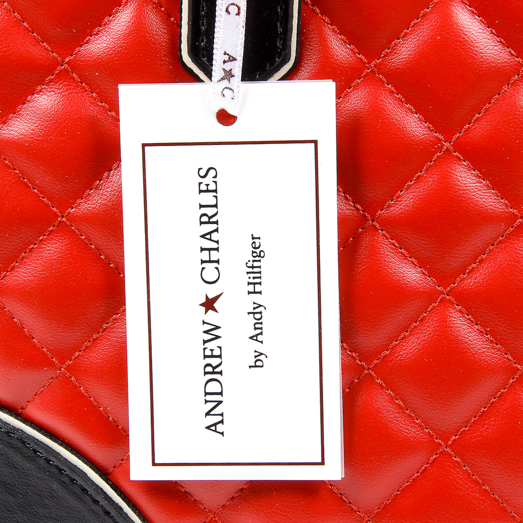 Borsa a mano da donna Andrew Charles rossa LILLI