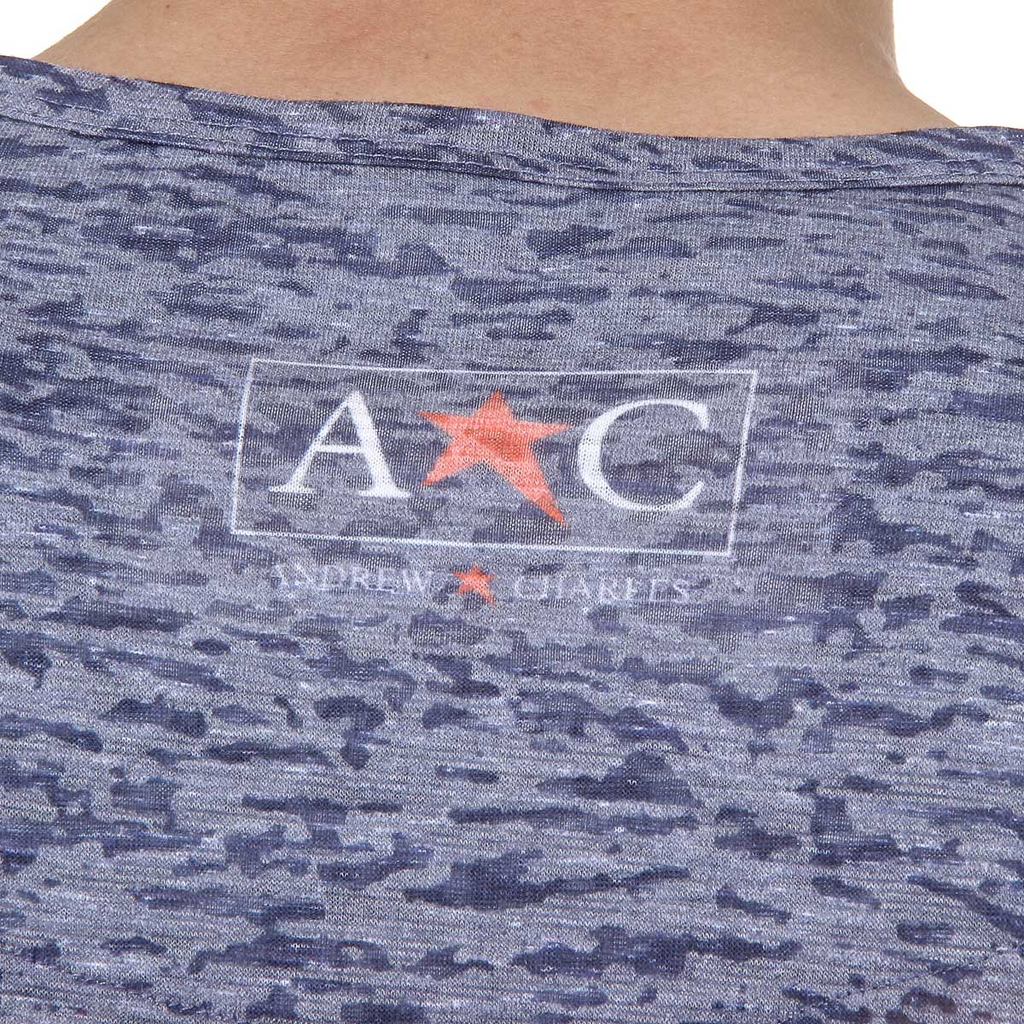 Andrew Charles T-shirt da uomo a maniche corte con scollo rotondo blu LEVI