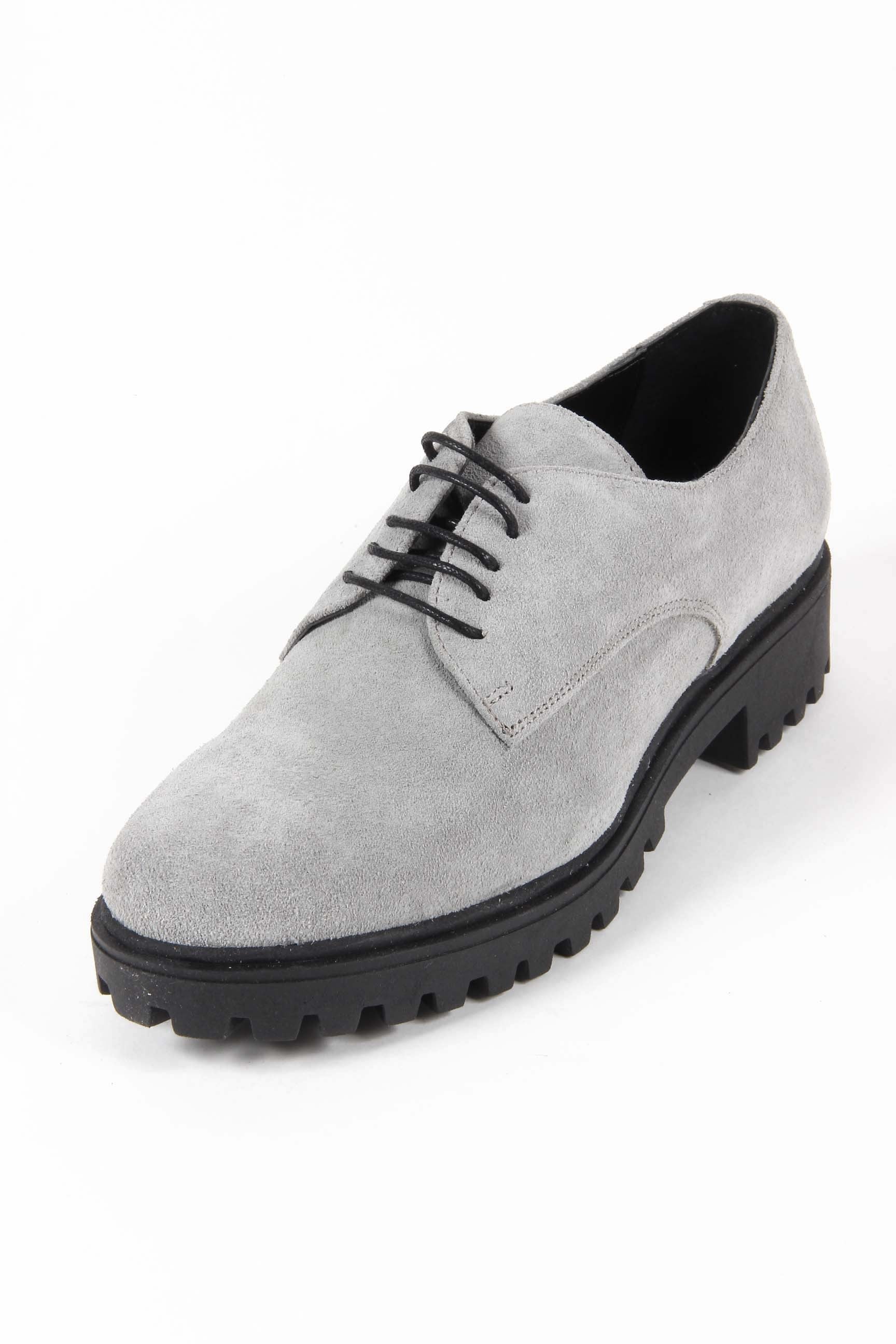 Scarpa stringata da donna V 1969 Italia C01 CAMOSCIO GRIGIO