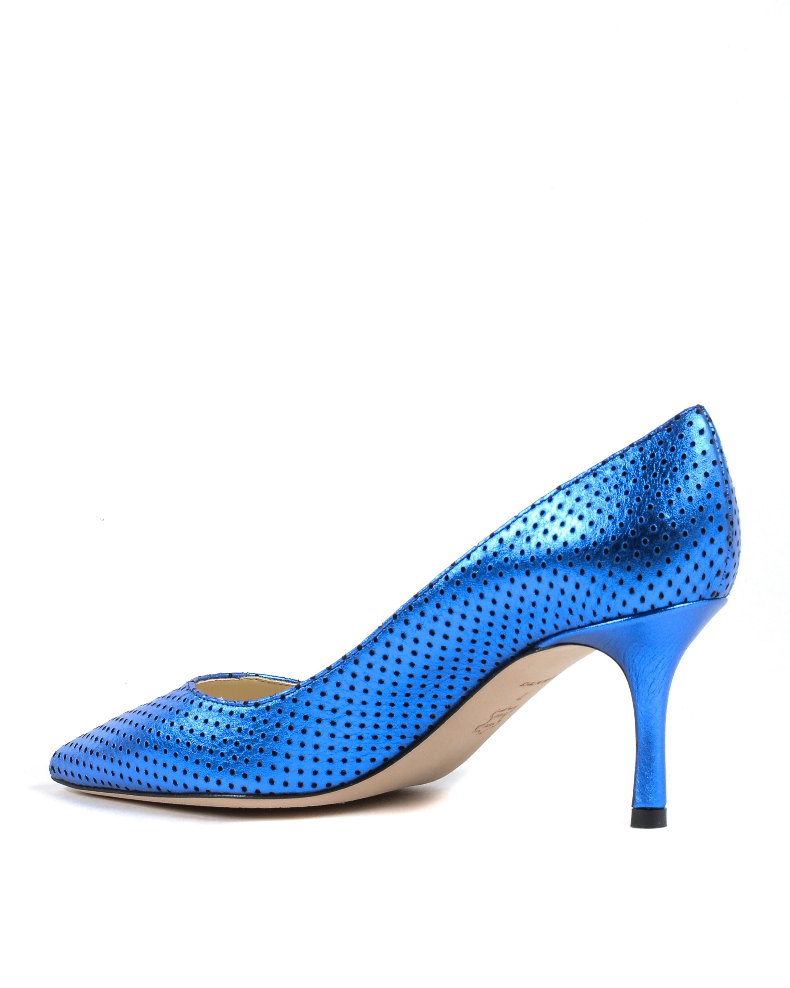 Décolleté Donna 19V69 Italia Lamè Blu DEC65 TRAF LAM BLU ELETTRICO