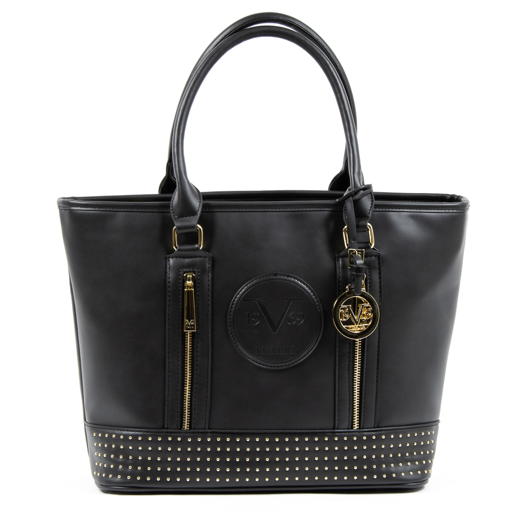 V 1969 Italia Borsa da donna nera AGATA
