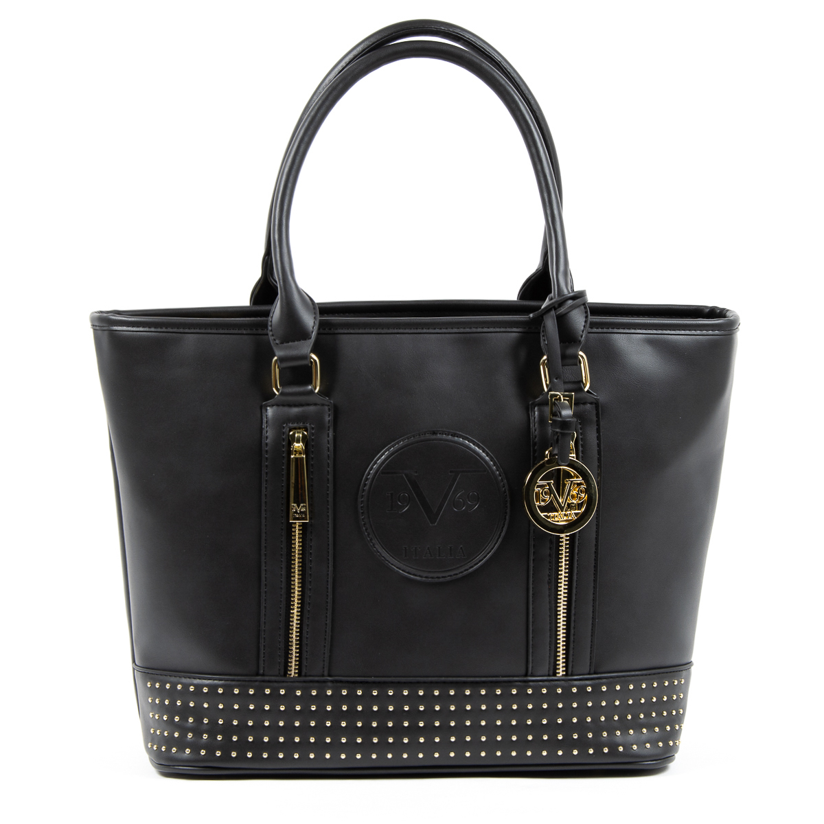 V 1969 Italia Borsa da donna nera AGATA