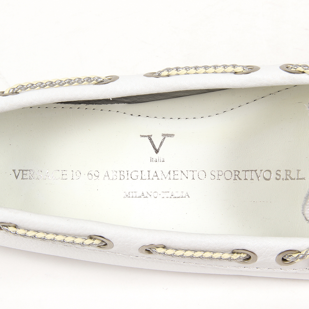 V 1969 Italia Mocassino Donna Bianco EMILIA