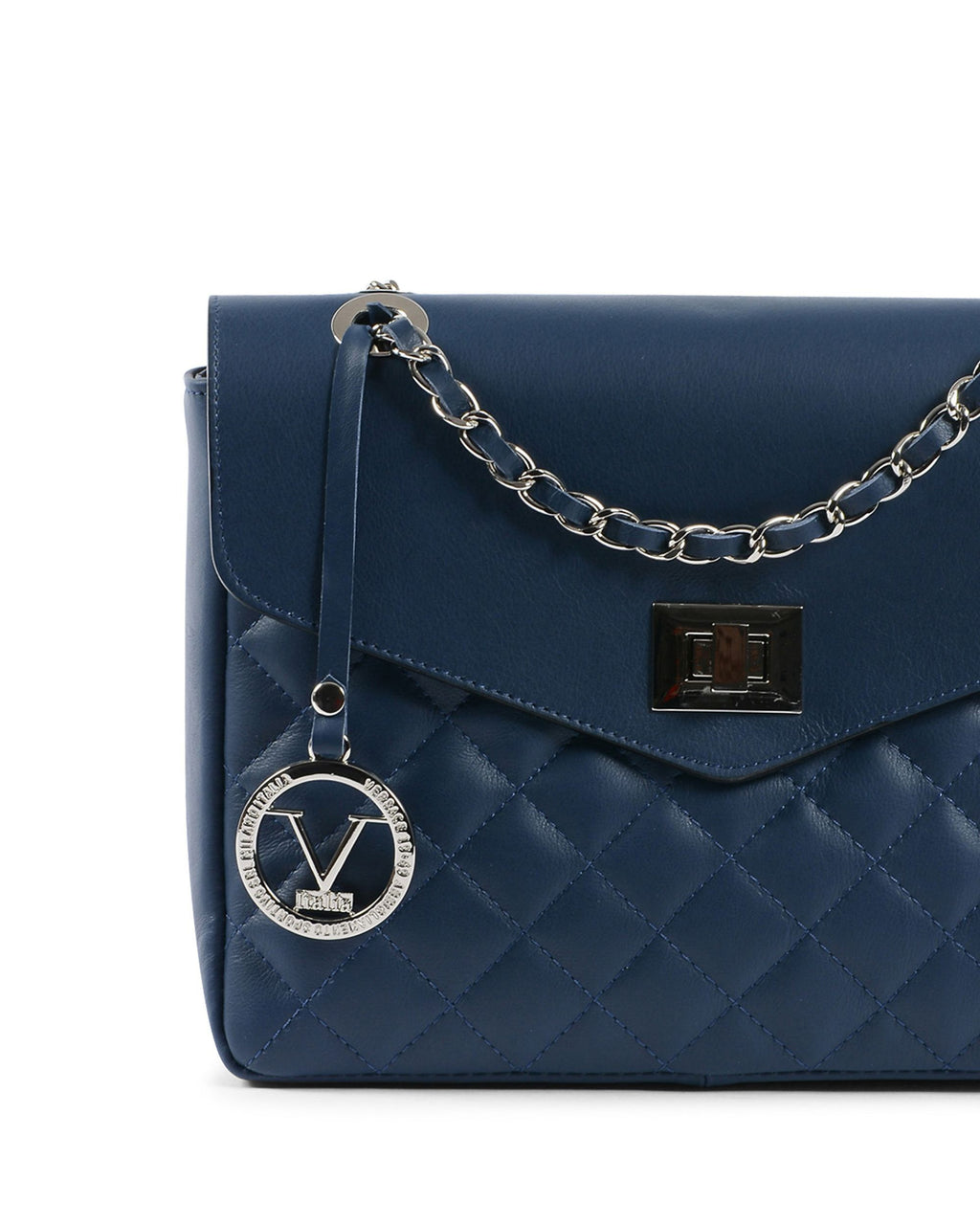 Borsa a mano da donna V Italia Blue Jeans V024-S SAUVAGE BLUE JEANS