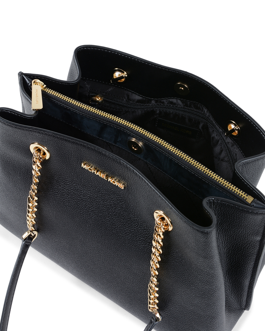 Borsa a mano da donna Michael Kors nera 35S0GXZS7L NERO