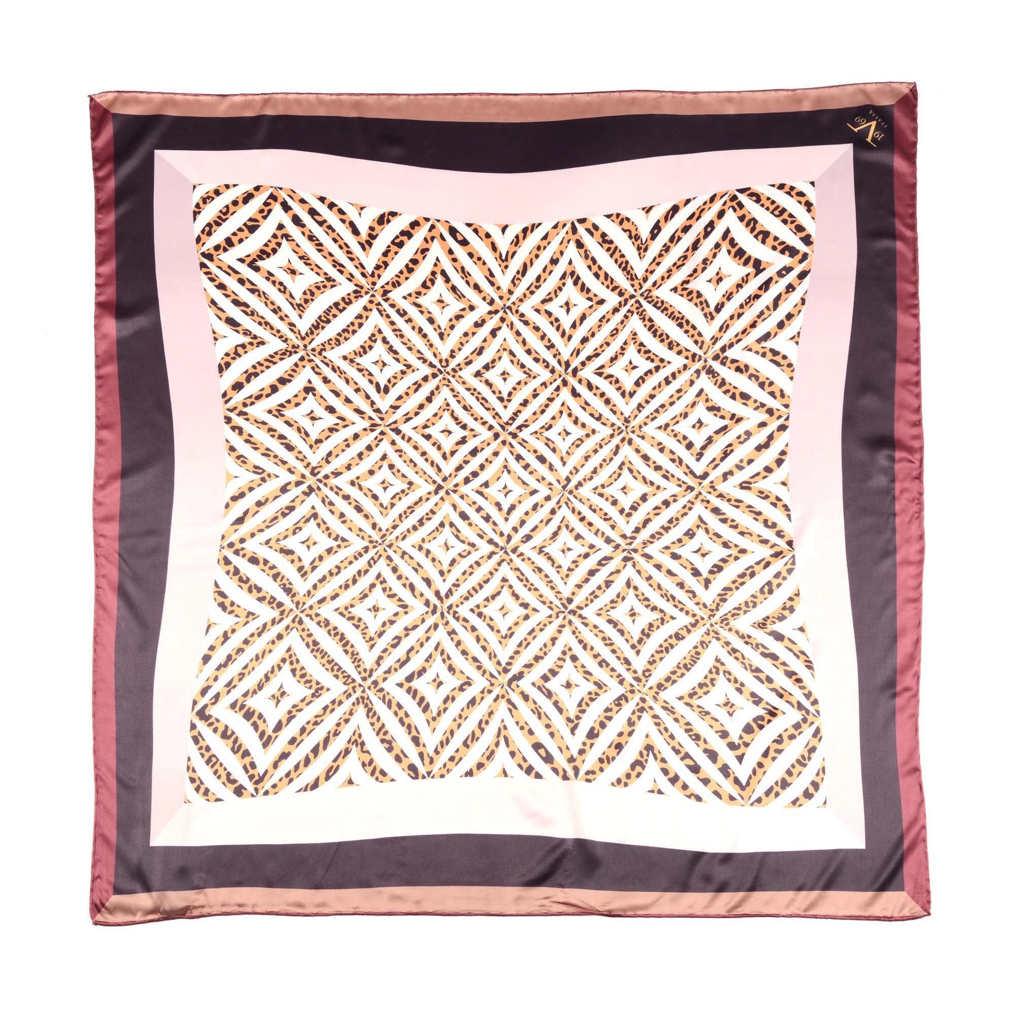 V 1969 Italia Foulard Donna Multicolore VIOLA