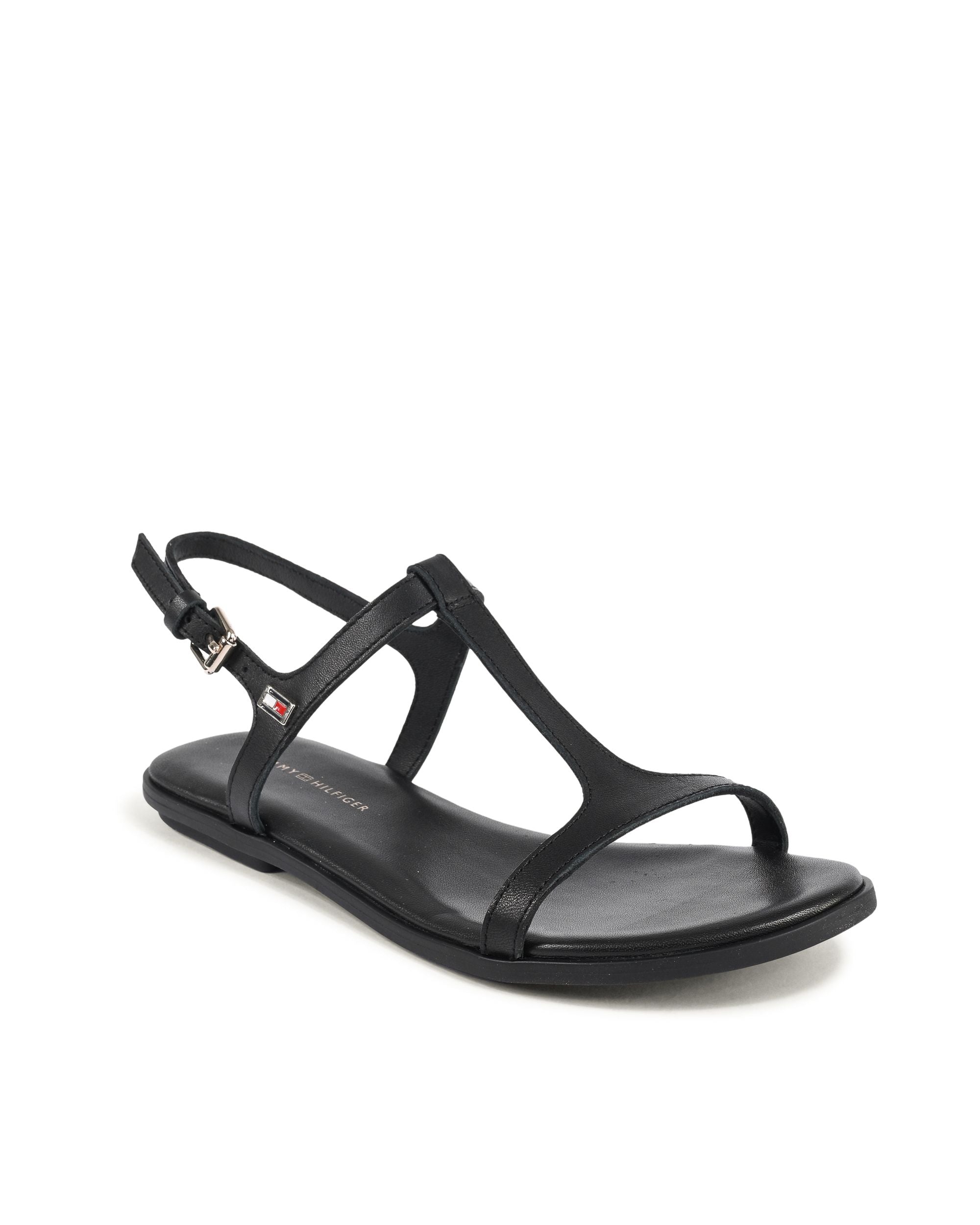 Sandalo da donna Tommy Hilfiger nero FW0FW07930BDS