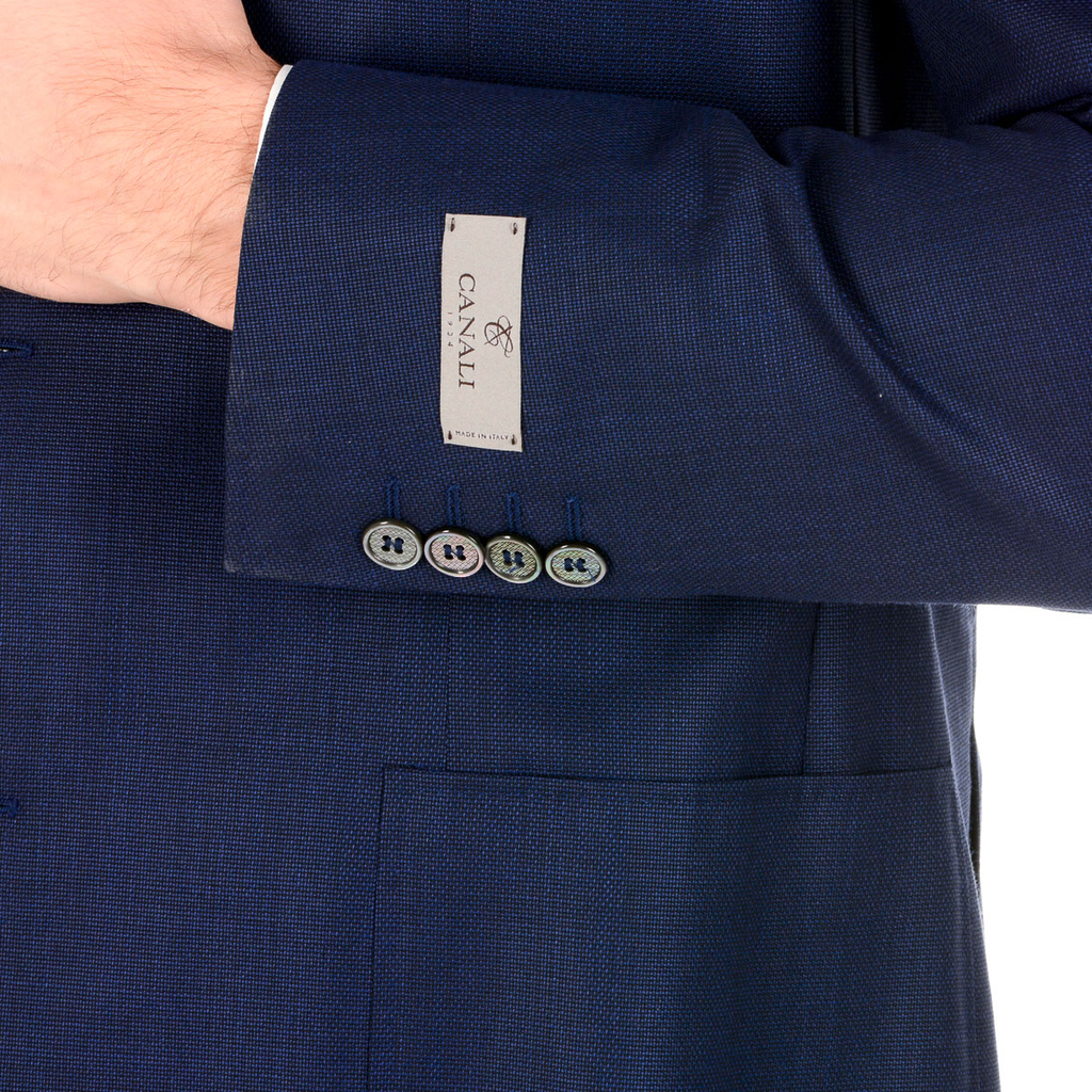 Giacca uomo Canali maniche lunghe blu