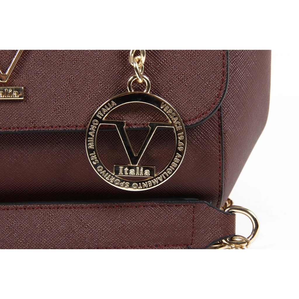 V 1969 Italia Borsa da donna VE014 CLARET RED