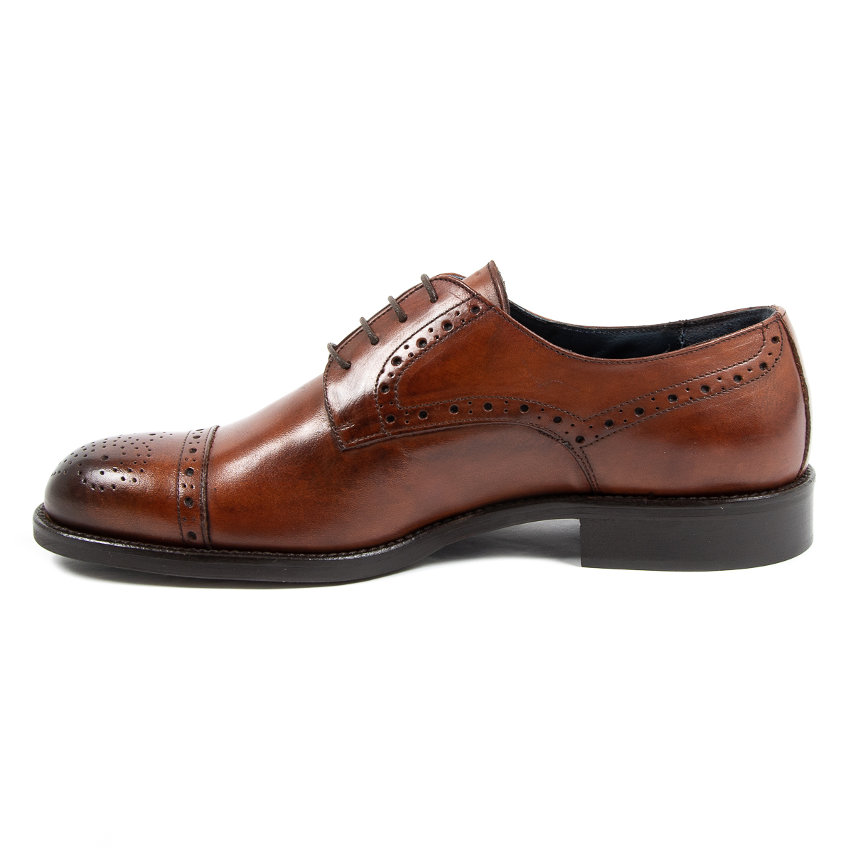 V 1969 Italia Scarpa Brogue da Uomo Marrone LUKE