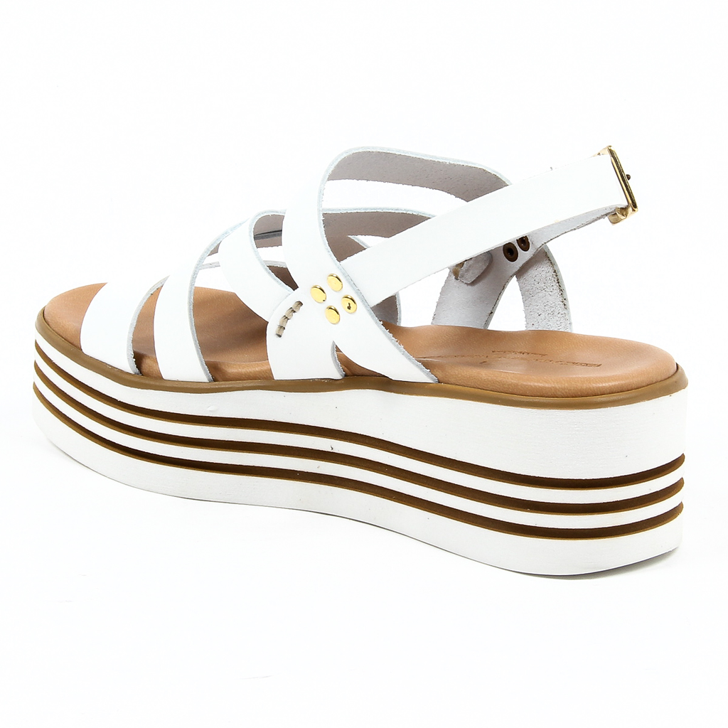 Sandalo flatform da donna V 1969 Italia
