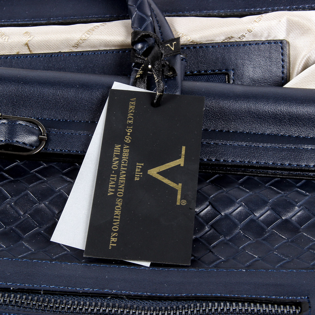 V 1969 Italia Borsa da uomo blu GARY