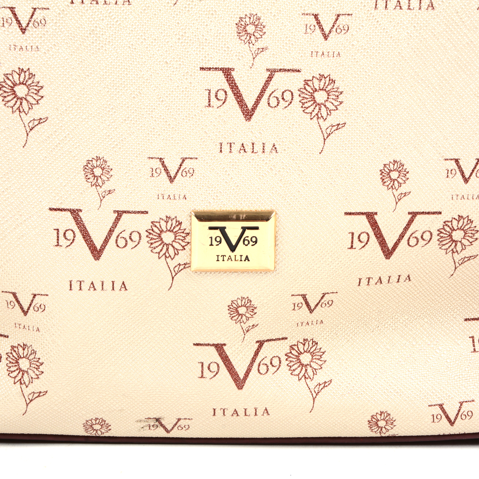 V 1969 Italia Borsa da donna Beige SALVADOR