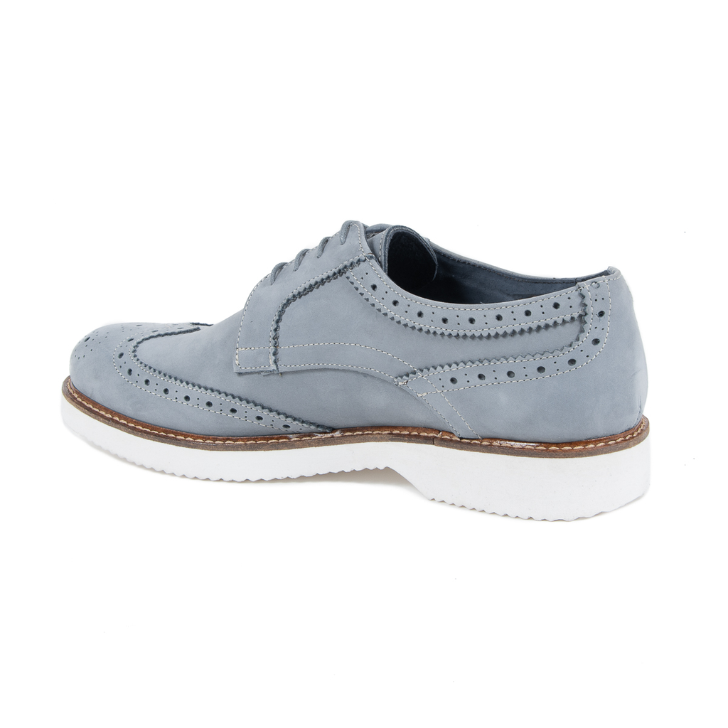 V 1969 Italia Scarpa Brogue Uomo Azzurro Chiaro HARRY