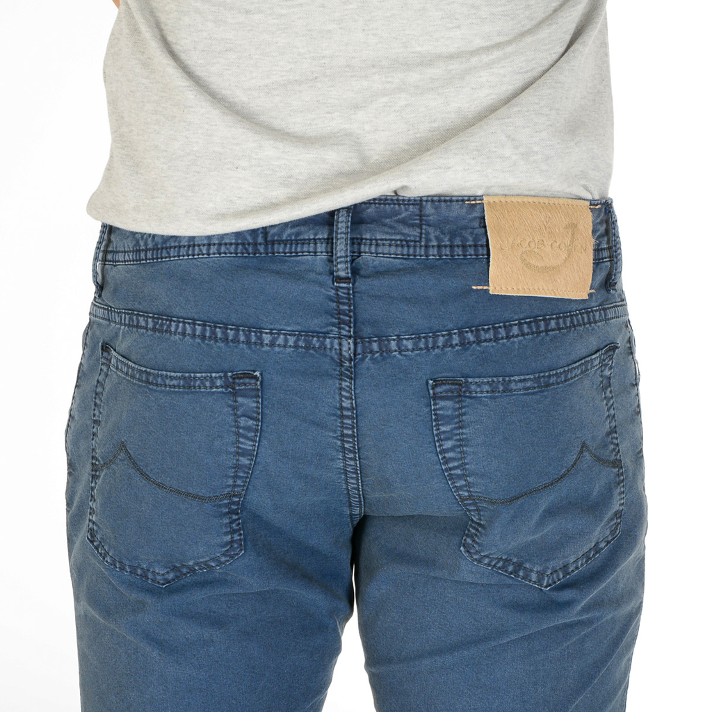 Pantaloni da uomo Jacob Cohen J688 blu