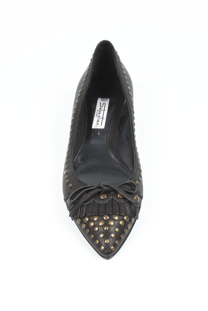 Décolleté da donna Sebastian Milano S1950 FUMÈ NERO OTTONE GAV