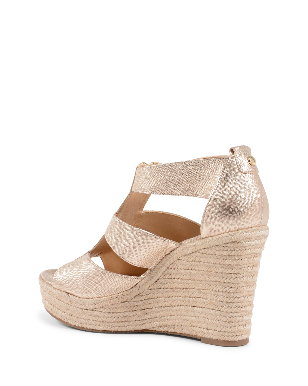 Sandali con zeppa da donna Michael Kors dorati DAMITA