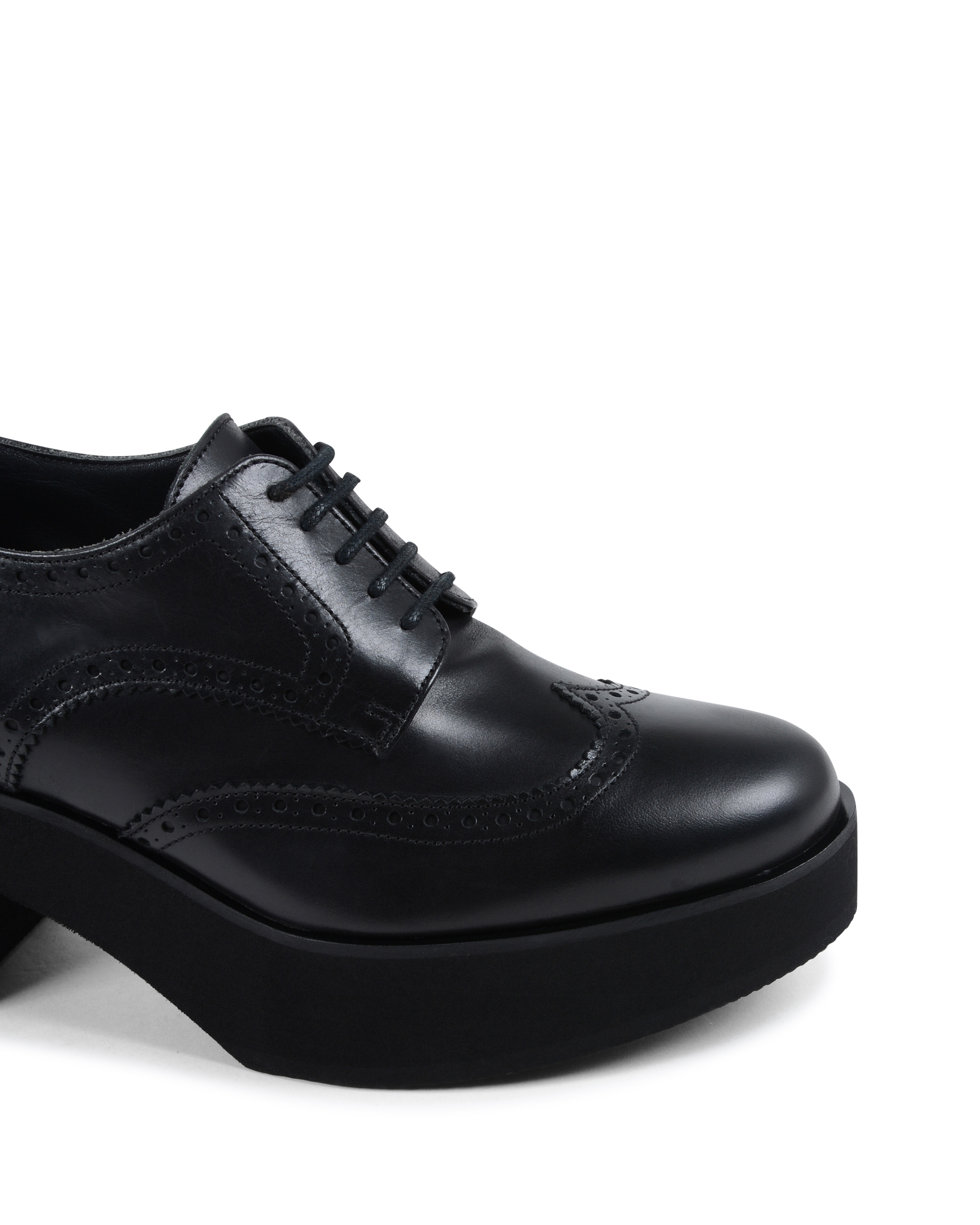 Scarpe Brogue Da Donna Fratelli Rossetti Nere 75438 VELVETY NERO