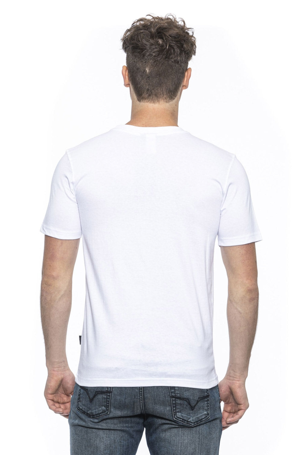 19V69 Italia T-shirt da uomo bianca ERIC WHITE