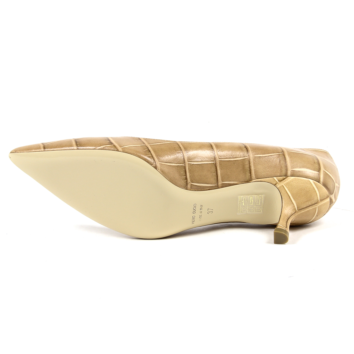 V 1969 Italia Womens Pump Beige ASIA