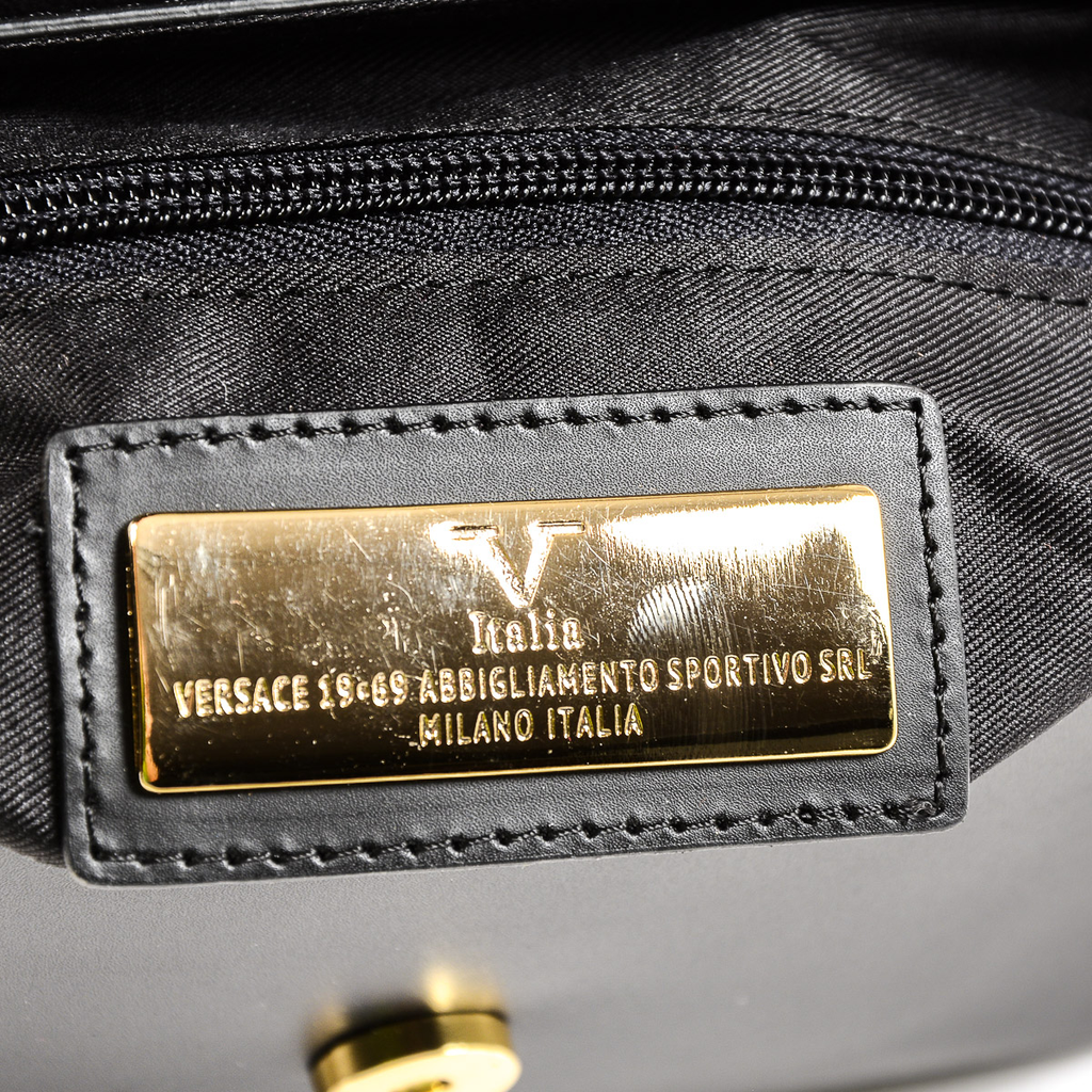 V 1969 Italia Borsa da donna nera VERONA