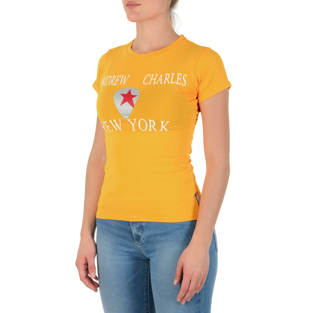 Andrew Charles By Andy Hilfiger T-shirt da donna TS501 03 1002 TARANA YELLOW S8