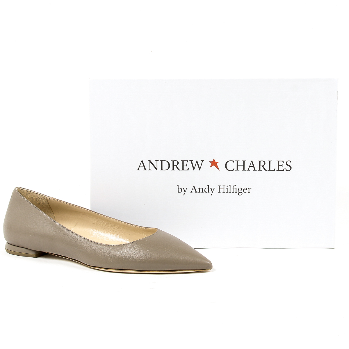 Andrew Charles Ballerina da donna color talpa SONIA