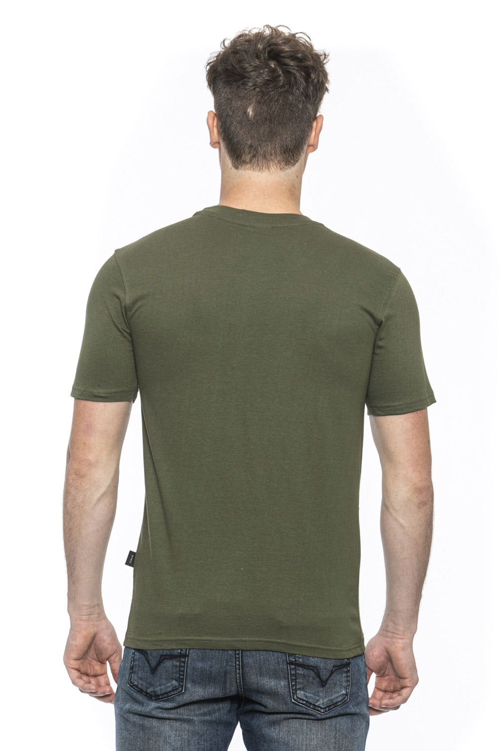 19V69 Italia T-shirt da uomo verde ERIC OLIVE