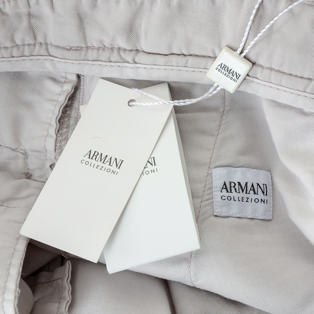 Pantaloni Armani Collezioni Uomo Grigi