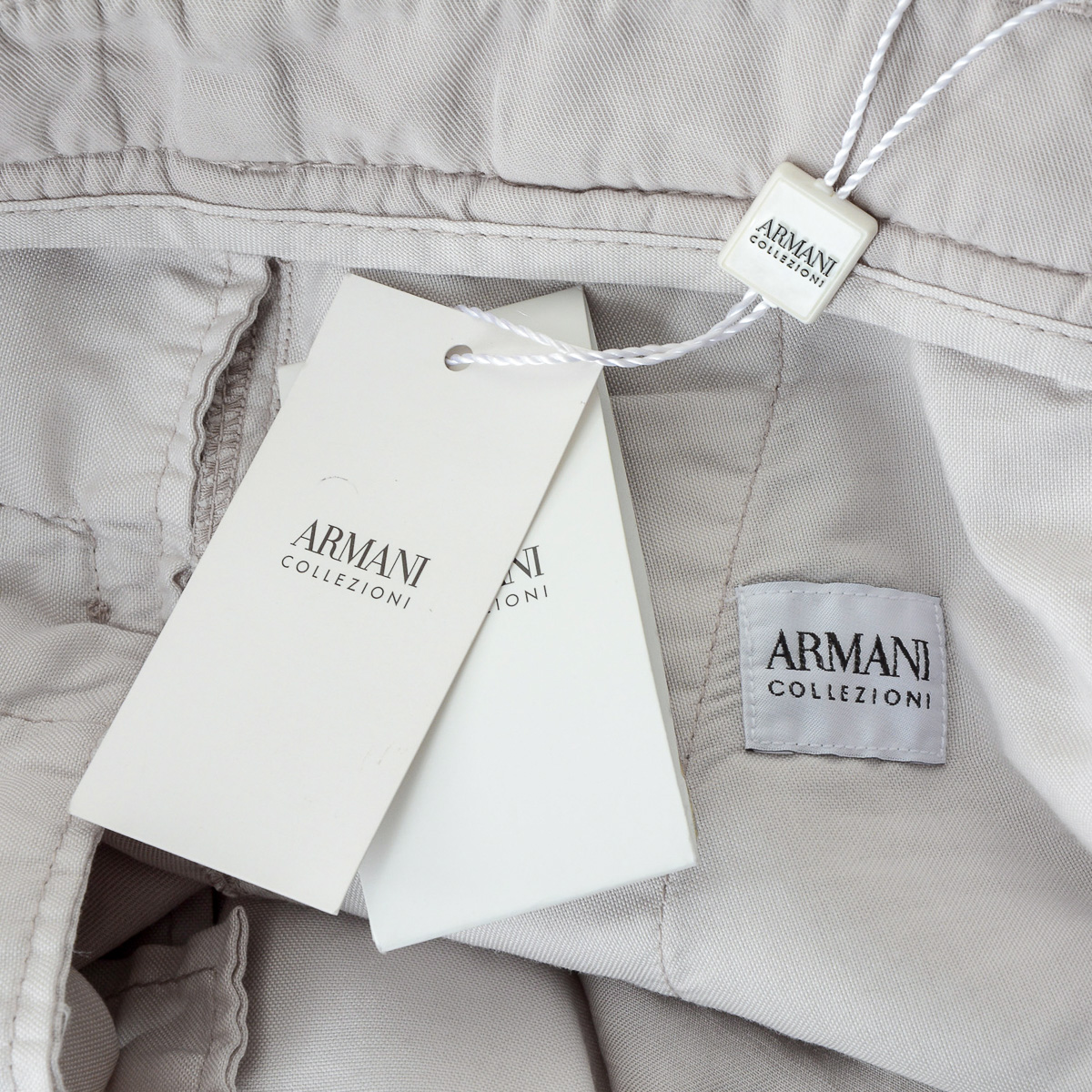 Pantaloni Armani Collezioni Uomo Grigi