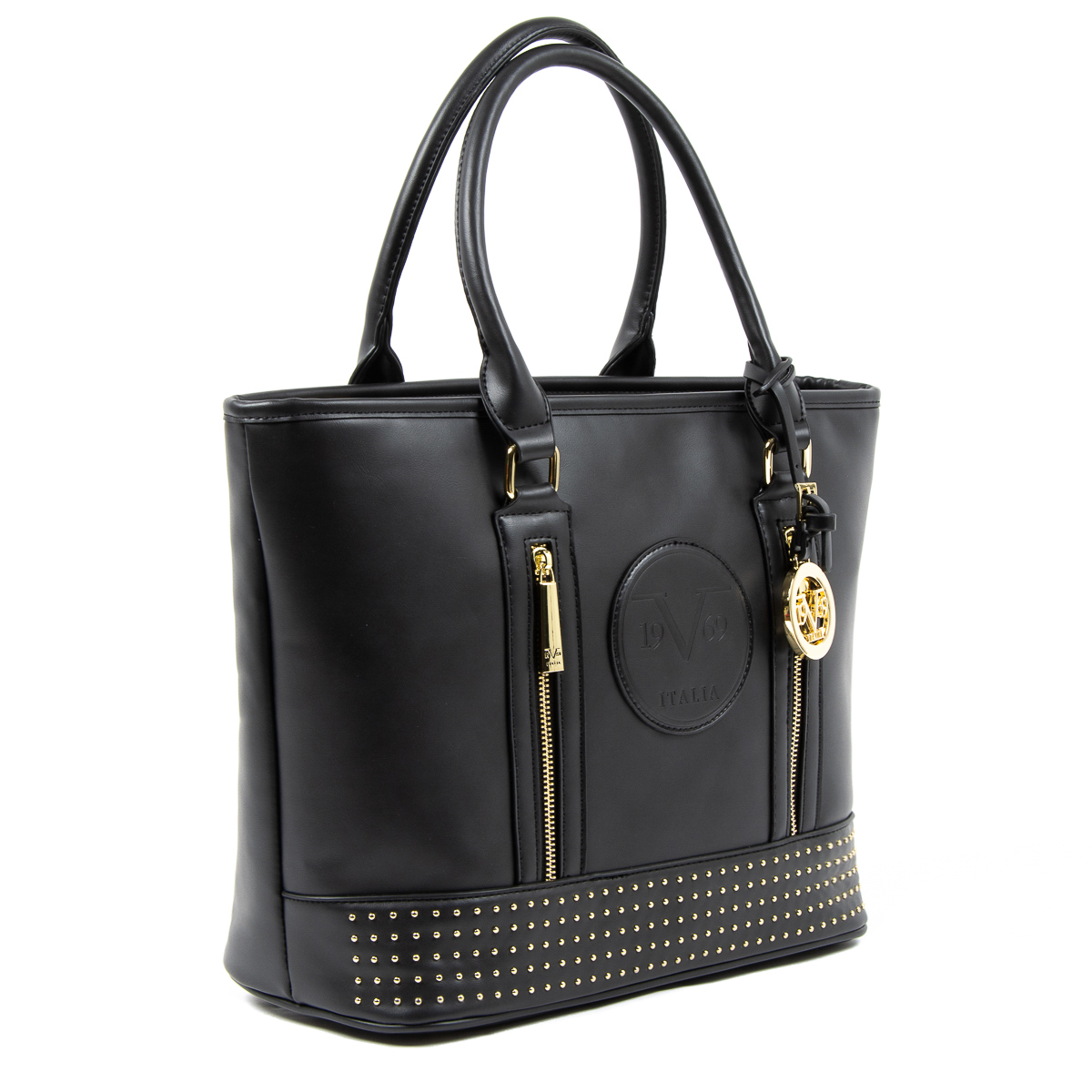 V 1969 Italia Borsa da donna nera AGATA